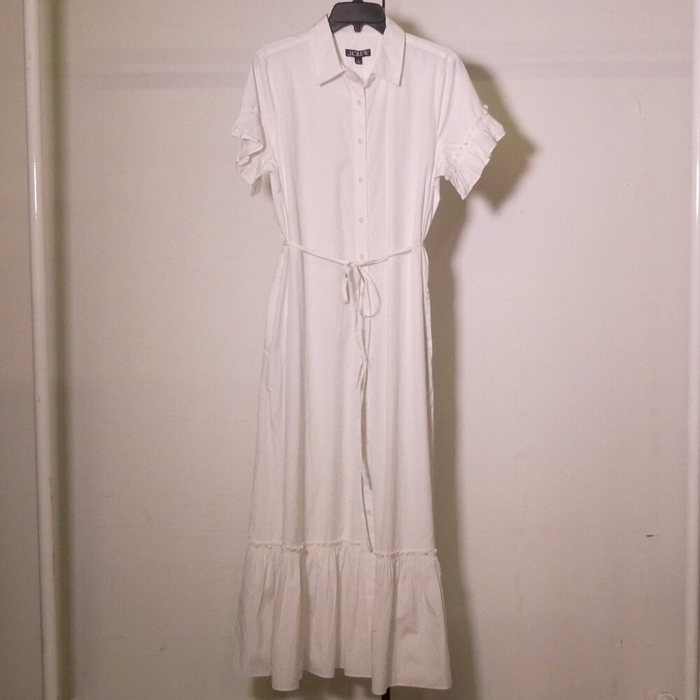 J. Crew Maxi Dress – White, Size S | NWT